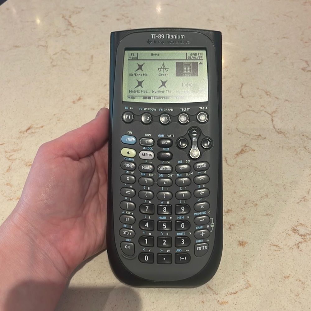 TI-89 Titanium CAS graphing calculator
